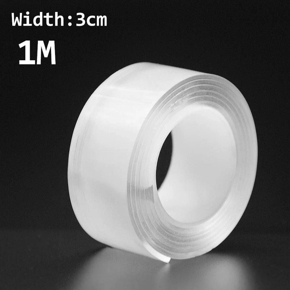 Premium Nano Tape - Waterproof Double-Sided Adhesive (1M/3M/5M)