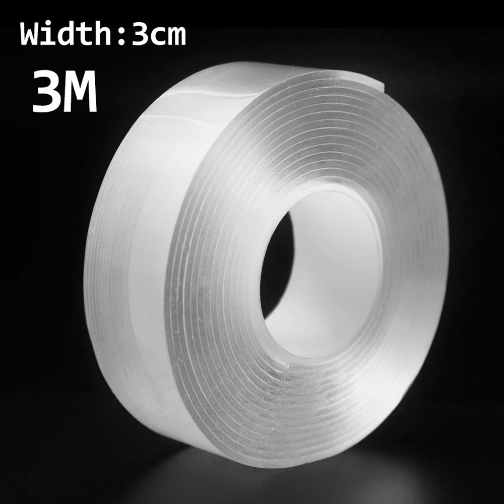 Premium Nano Tape - Waterproof Double-Sided Adhesive (1M/3M/5M)